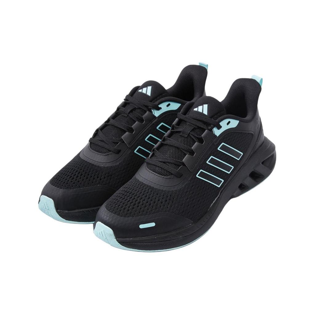 Adidas All Day Power E Cushioning Non-Slip Low-Top Casual Running Shoes Unisex Sneakers Black Blue JQ2245