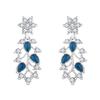 American Diamond AD with Colorful Crystal Necklace Jewellery Set for Women/Girls | Perfect for Weddings, Parties & Festive Occasions