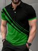 Summer new men's short sleeved casual, fashionable and comfortable 3D pattern printing