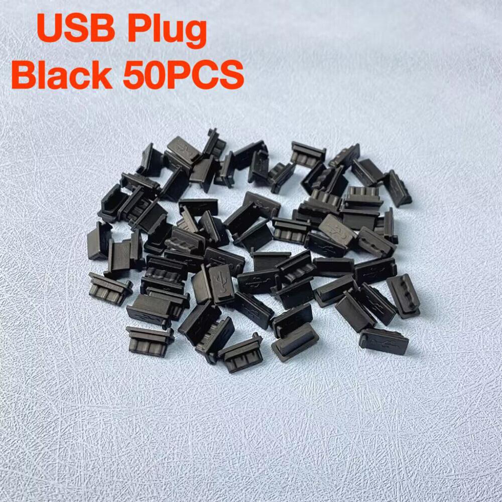 USB Dust Plug Charger Port Cover Cap Female Jack Interface Universal Silicone Dustproof Protector Tablet PC Notebook Laptop2