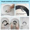 Quick Install Rubber Gasket necessary Replacement Gasket for Toilet Simplifies Replacement Ideal for Novice Users