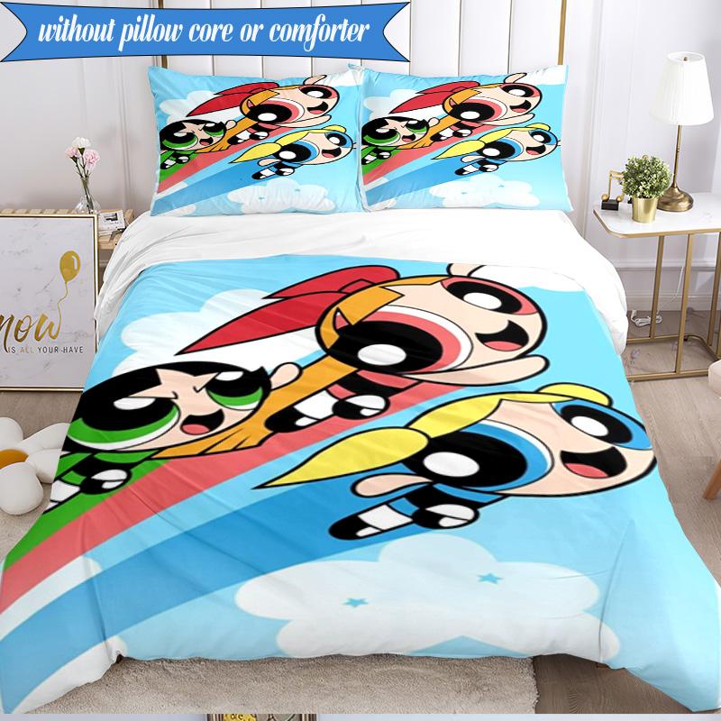 Power police Adventure 3pcs K-pop music group Bedding set,Ideal for Bedroom, Dormitory,Including Duvet Cover And 2pcs Pillowcases,Fan gifts