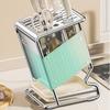 Stainless Steel Kitchen Knife Holder Organizer Countertop Multifunctional Utensil Storage Rack