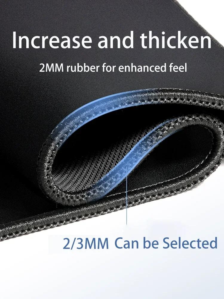 Large Mouse pad xxl x3mm Japanese ghost Prajna Natural rubber lockedge Gaming desk mat gamer pc table desktop accessories