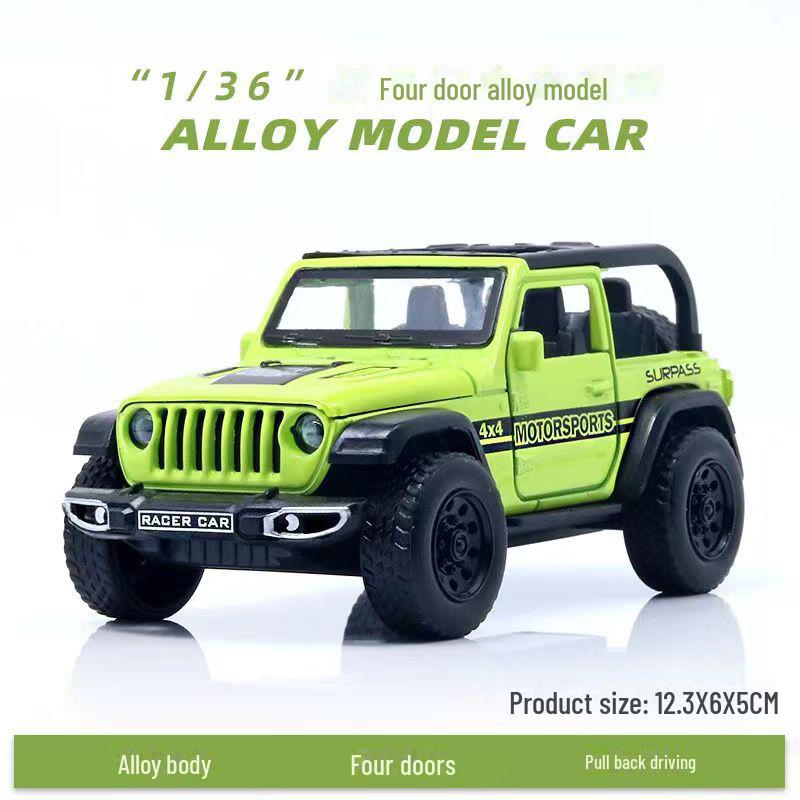 1:36 Legierung Viertüriges Geländewagenmodell Spielzeug für Kinder - Nachtmarktstand Ornament