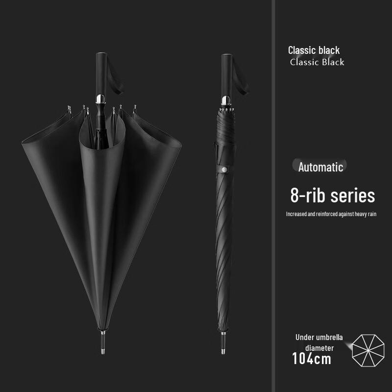 Handun Automatic Long Handle Windproof Umbrella
