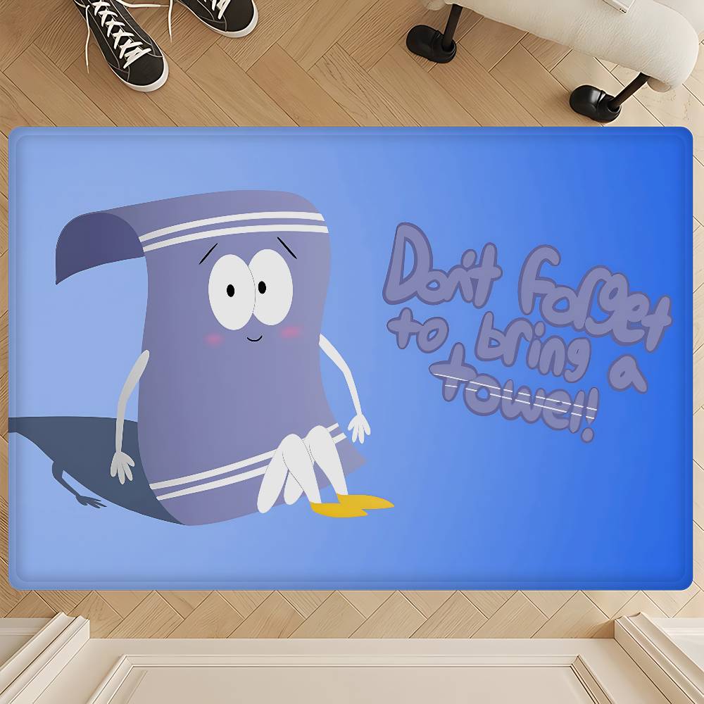 Towelie S-South-Park Room Mats Cheaper Anti-slip Modern Living Room Balcony Printed Welcome Rug