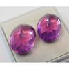 Natural Purple Tanzanite Loose Gemstone 18.10 Ct Oval Shape Pair for Jewelry Making and Crafts