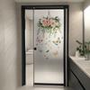 Camellia Peony Wall Stickers Self Adhesive Floral Hanging Basket Decal for Bedroom Girls Room Door Home Decor Vinyl Art