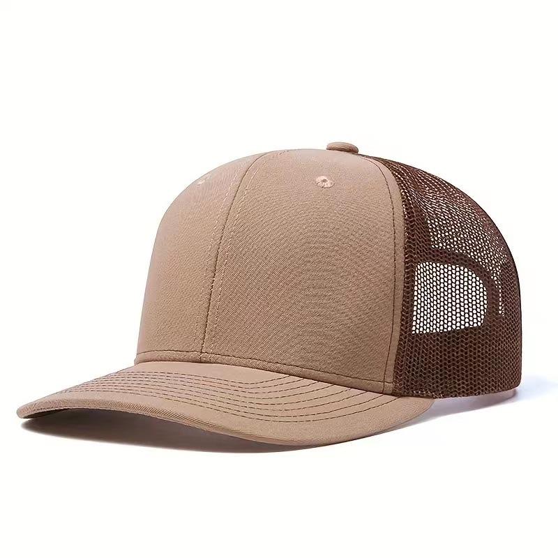 Trucker Hat Cotton Plain Mesh Sports Cap Embroidery Patch Custom Logo Blank Mesh Snapback Gorras 112 Truck Driver Cap