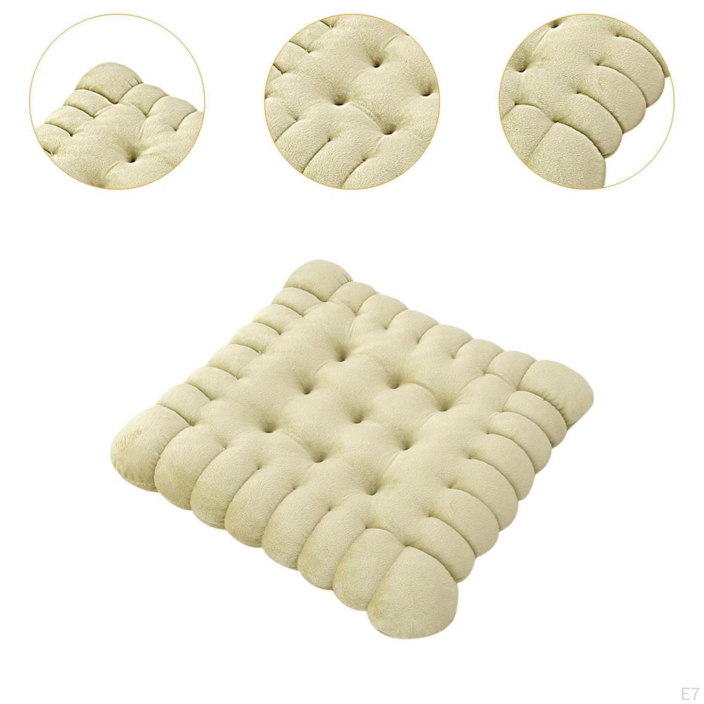 Biscuit Design Cushion Floor Pad for Living Room And Meditation