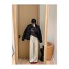 Five-grid white duck down thickened down jacket loose thickened sports and leisure removable hat jacket down jacket
