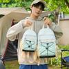 Schoolbag Korean Contrasting Color Backpack Bag for Women 1011 New Outdoor Sports Drawstring Mini Backpack Leisure Travel Schoolbag for Women