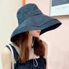 Wide Brim Stylish Summer Sun Protection Fishermans Hat For Women In Trendy Colors