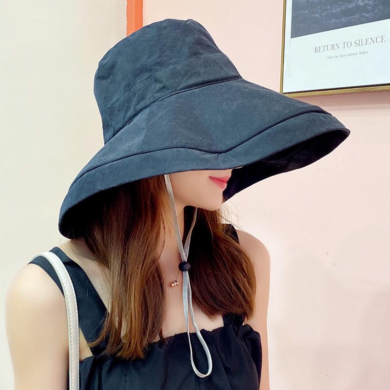 Wide Brim Stylish Summer Sun Protection Fishermans Hat For Women In Trendy Colors