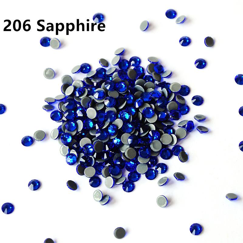 China Bulk Hot-fix Flat Back Rhinestones Bulk Crystal Glass Hotfix Rhinestones for Clothing Garment