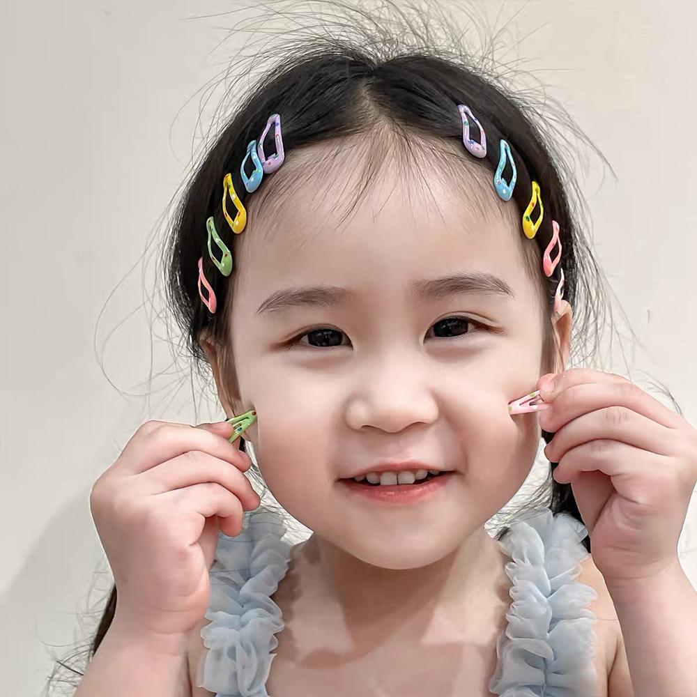 2PCS Colorful Polka Dot Small Hair Clip