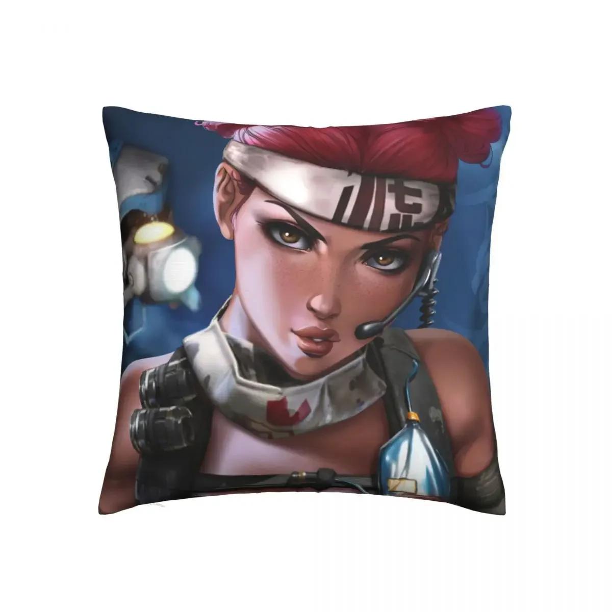 

Печать Ткань Наволочка для Подушки Подарок Чехол для Подушки Видеоигра Сиденье Молния 66x66cm