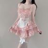 Sexy Lingerie Cute Maid Uniform Seduction Cosplay Pure Lust Sexy Small Breasts Pajama Set