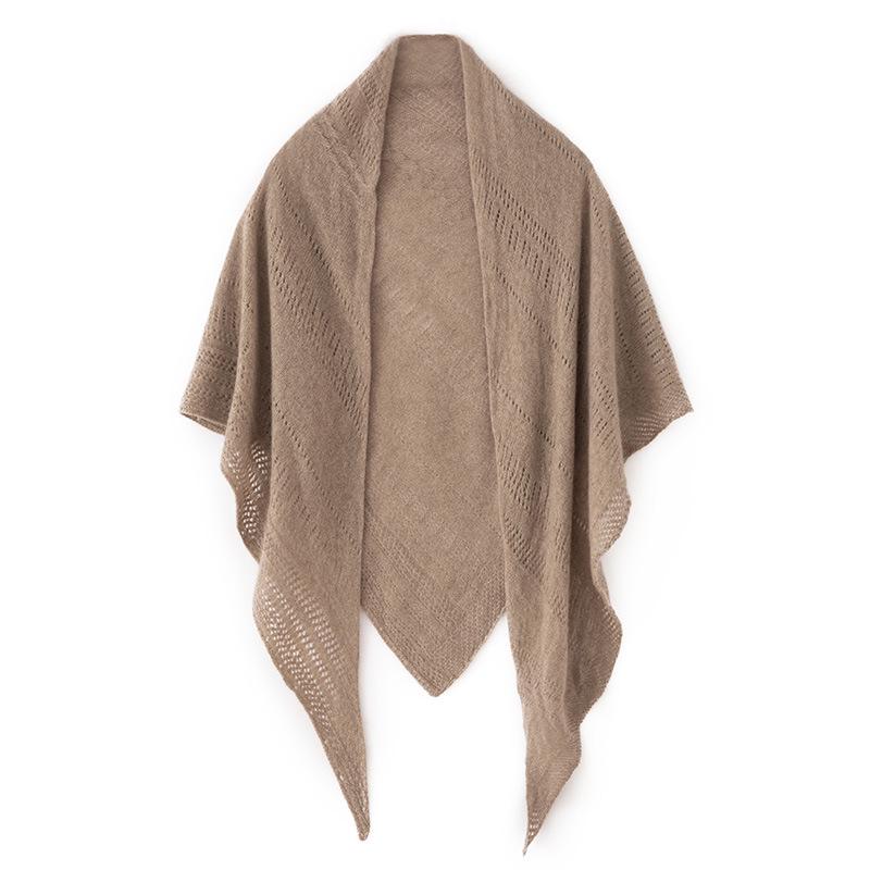 Women`s 100% Pure Cashmere Triangle Shawl