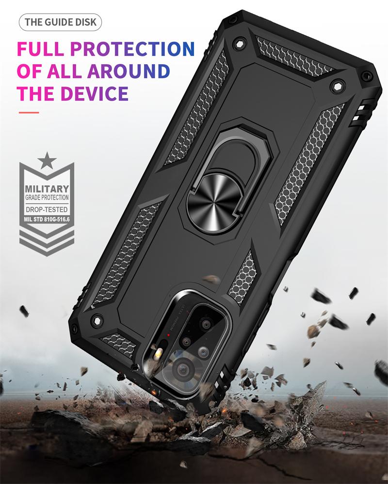 Per Xiaomi Poco M5S Custodia Corazza Antiurto Per Telefono Per Poko Pocco Poxo Little M5S M 5S 5 S PocoM5S 4G Supporto ad Anello Cover Posteriore