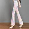 Cuihua Women's Plaid Micro-Flare Pants: Summer 2025 Slimming & Versatile Fashion