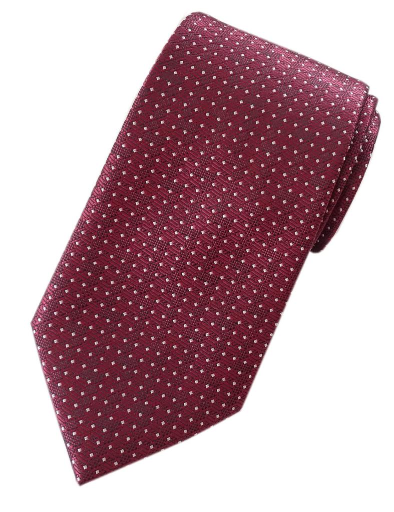 [Towergem] Men's XL Polyester Jacquard Tie, Extra Long, Single Color, 160cm