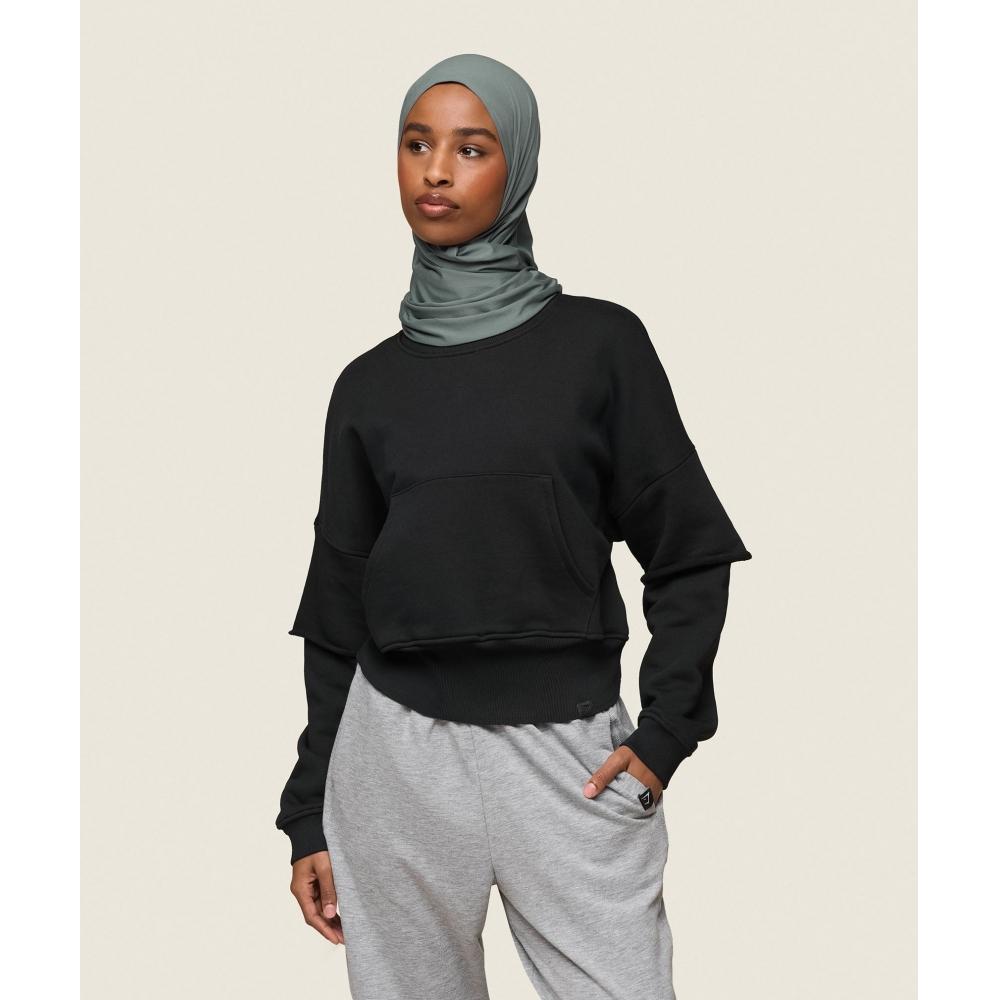 

Gymshark Gs X Leana Deeb Oversized Sweat Black B9a1l Bb2j XS