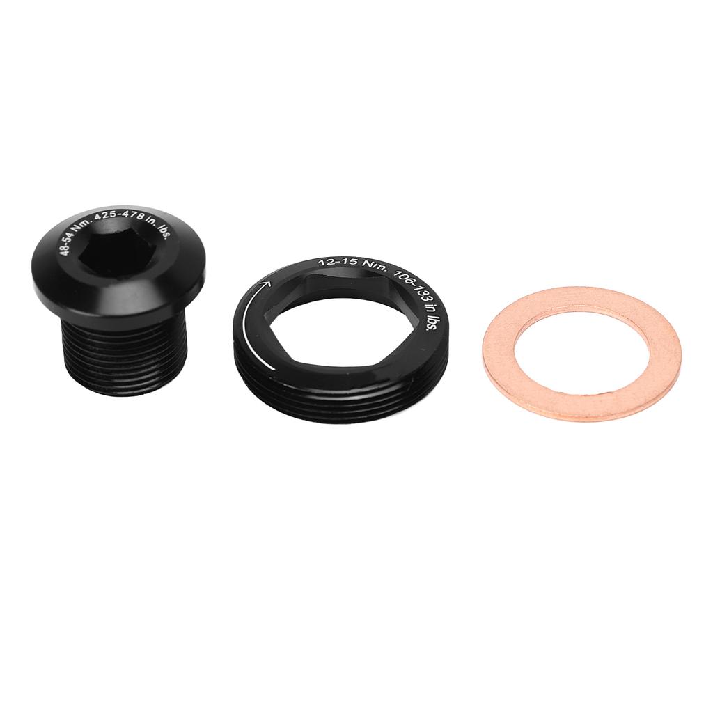 Bike Crankset Bolt Aluminum Alloy M15 M26 Hex Crank Arm Fixing Bolt for Maintenance