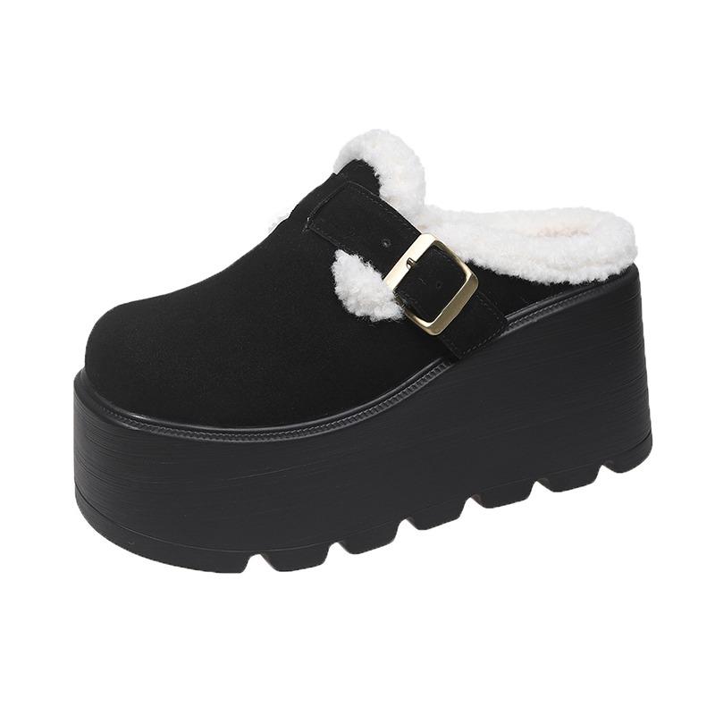 Dámské pantofle na vysoké platformě 7CM Klínky Bling Boty Žena Venkovní Kožené Ležérní Robustní Tenisky Letní Prodyšné Síťované Pantofle