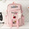 Cartable grande capacité avec bandoulière; set de trousse à crayons trois pièces pour étudiant