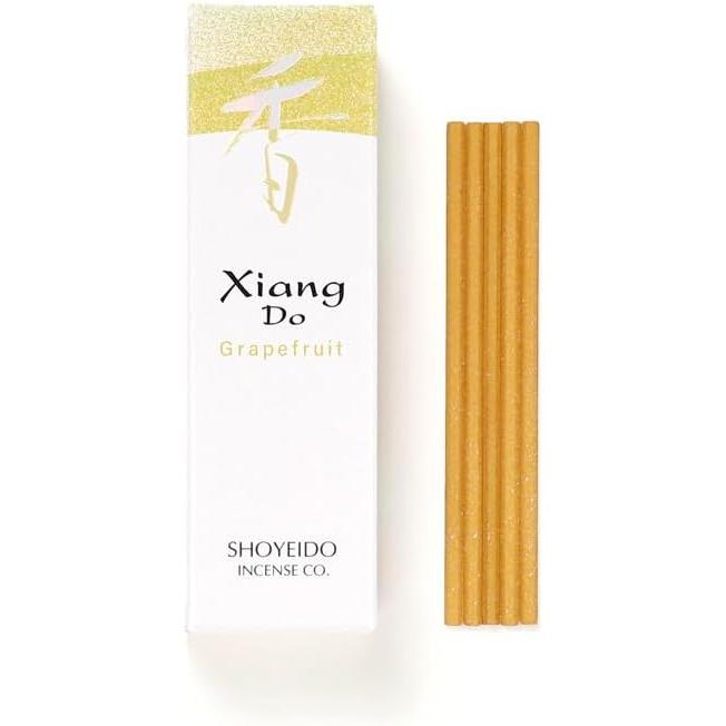 Shoeido Incense Xiang Do Grapefruit ST20 pieces with simple incense holder #214527