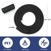 Hocerlu Cable Storage Sleeve, Cable Cover, Braided, Approx. 3m Length, 13mm Diameter, Black