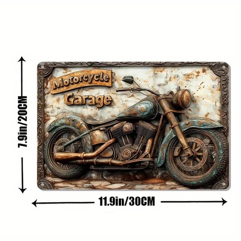 

2D плоский деревянный знак 30*20 см классический декор для гаража мотоцикла деревянный знак, винтажное деревянное настенное искусство для дома, бара, кафе, деревенский 2D классический мотоцикл 30*20cm