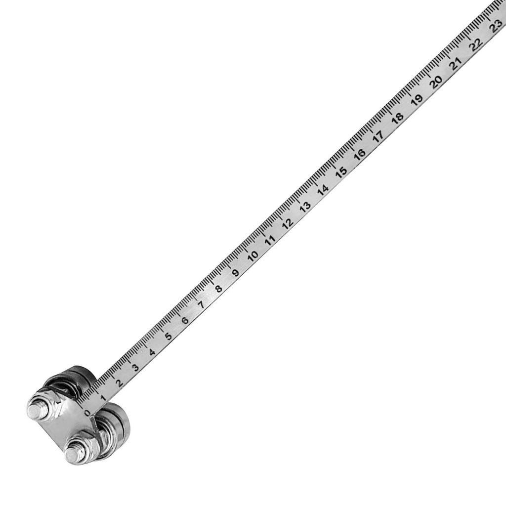 Positioning Calipers For Measurements & Easy Wood Cutting,Stainless Steel Measuring Tool For Circular Saws,Adjustable Guide Rail ( Bearings 3mm)
