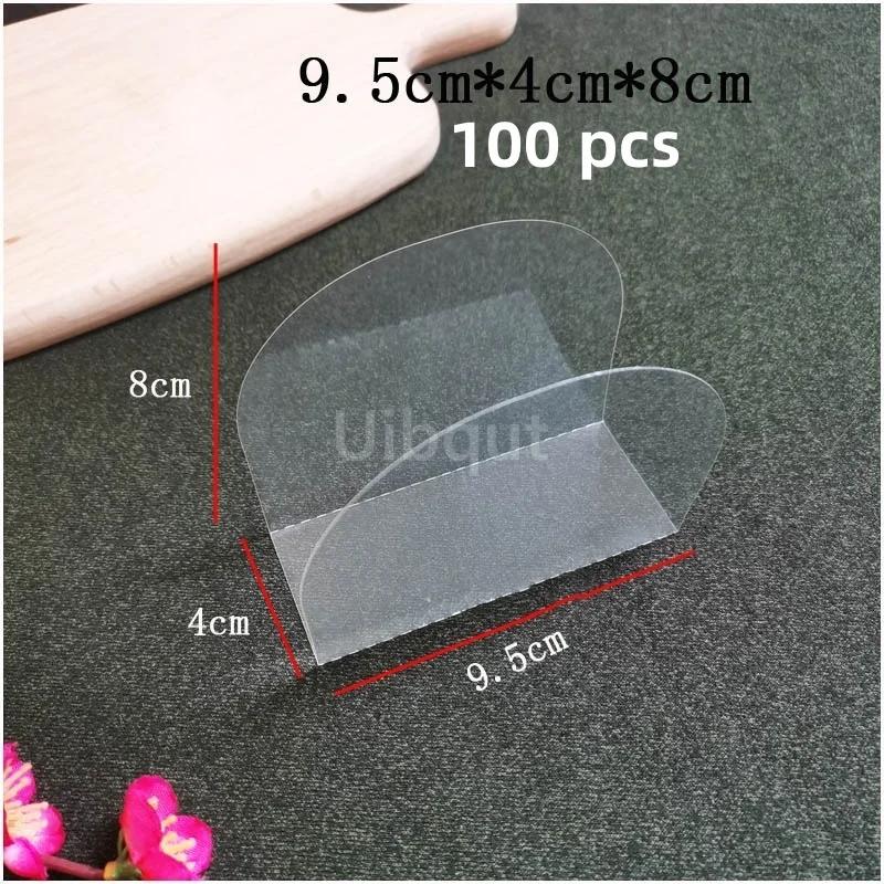 Cake roll separator paper transparent hand-held baking oil resistant square cake decorative edge holder Dessert Mousse Mat paper