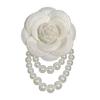 Flower Brooch Pin Corsage Badge Pearl Tassel Brooches for Women Accessories