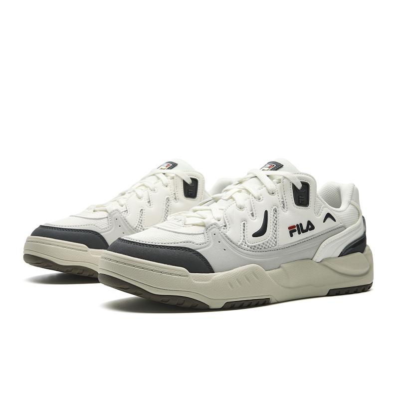 Men's Sneakers FILA COMP Skate Shoes Men's Low-top White Cotton Candy/Shadow Black Gray