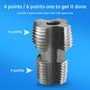 4 Points 6 Points PPR Water Pipe Internal Thread Opener For PVC Plastic Pipe Thread Tap Hand Electric Drills Hand Tools