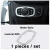 ABS Head Lamp Sticker Head Light Switch Button Panel Frame Cover Trim Fit For Ford Focus MK4     Car Accessories