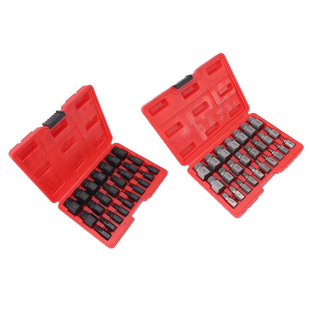25 Pieces Screw Extractors Hex Shank  Screw Remover Tool for Damaged Broken Stripped Screws