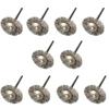 BHBL 10 Pcs Stainless Steel Wire Brushes Disc Brush Round Brush 25mm Diameter for