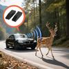 Car Deer Whistle 1 Pair Ultrasonic Horn Deer Warning Whistles Device For Night Highway Camping Road Trip Driving Commute Hiking