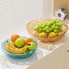 ZISIZ Floral Transparent Fruit Bowl