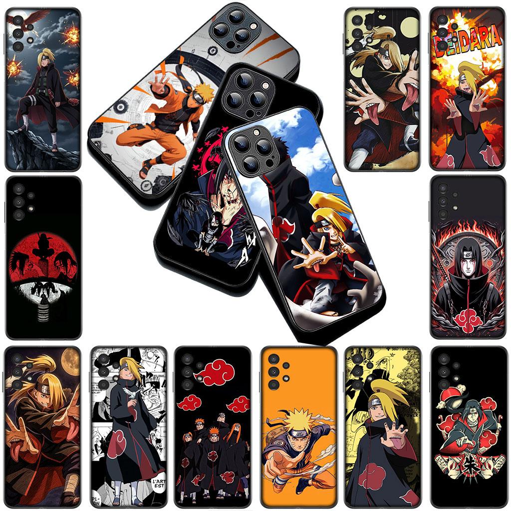 Phone Cover for Apple iPhone 16 14 15 Plus 11 Pro Max 16E ProMax + 16Plus 15+ 14+ Case Deidara Narutos Itachi Uchiha Akatsuki