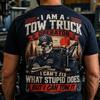 (ON BACK) Tow Truck Operator TShirt - S To 5XL
