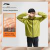 Li Ning Fitness Series Outdoor Cycling Camping Windproof Fleece Adaptive Temperature Control Warm Hooded Windbreaker Men Outerwear AFDU925-4