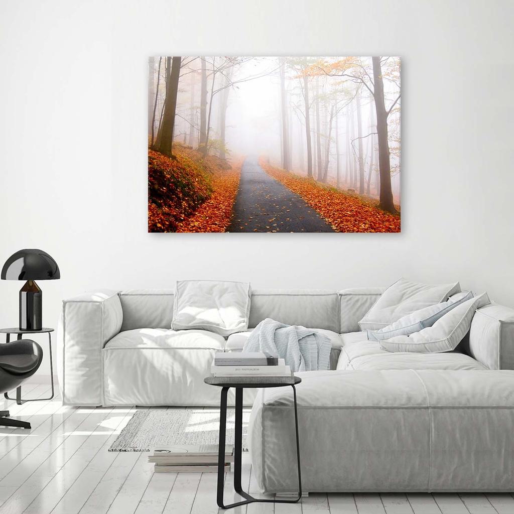 Canvas Print, Golden Autumn In the Park
