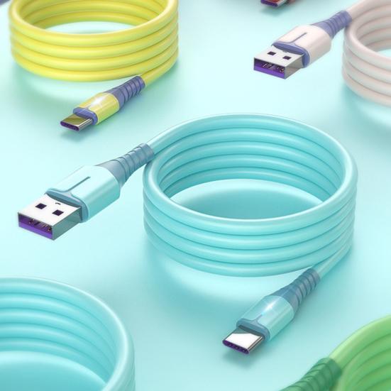 Data Cable Universal Flame Retardant Anti-winding LED Indicator Stable Output Super Fast Charging