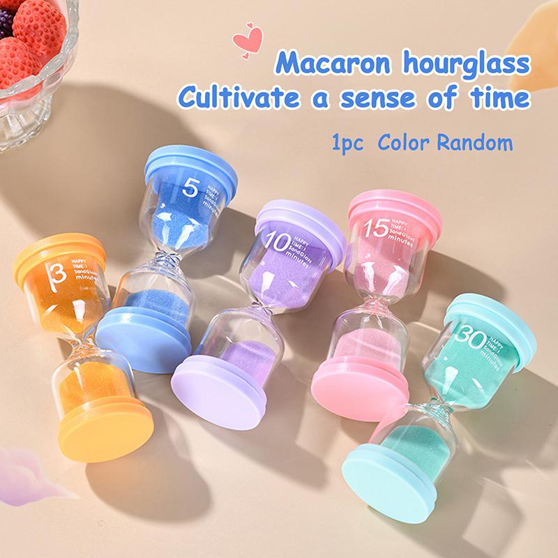 1Pc 3/5/10/15/30 Minutes Colorful Sandglass Children Kid Gift Toy Sand Timer Hour Glass Home Decoration Sand Clock